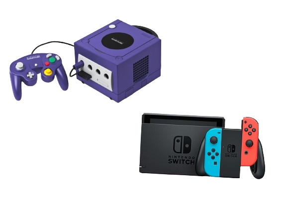 Nintendo Game Cube and Switch